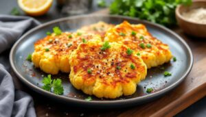 Blumenkohl-Steaks aus dem Airfryer: Knusprig, vegan und in 15 Minuten servierfertig