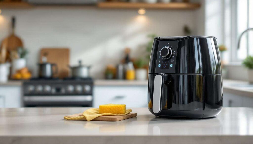 Heißluftfritteuse reinigen: Mit diesem Hausmittel wird sie in 10 Minuten wieder sauber