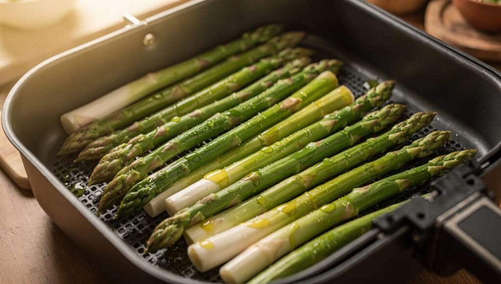 Spargel im Airfryer: Dieser Öl-Trick macht ihn knuspriger als aus dem Backofen