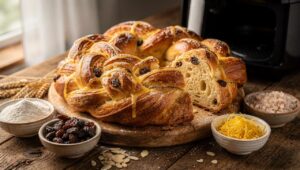 Oster-Hefekranz aus dem Airfryer: Fluffig wie vom Bäcker, ohne langes Aufgehen