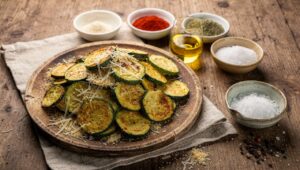 Zucchini-Chips aus dem Airfryer: Der Snack-Trick mit Parmesan für maximalen Crunch