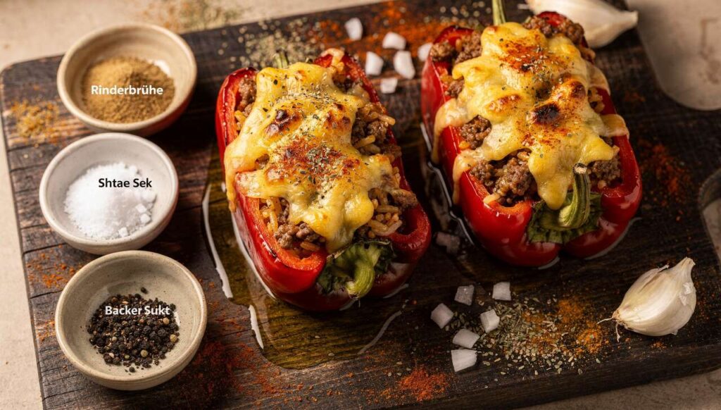 Gefüllte Paprika aus dem Airfryer: Dieses Gewürz macht den Unterschied