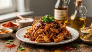 Pulled Chicken aus dem Airfryer: Zart wie nach 8 Stunden, aber fertig in 25 Minuten