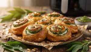 Bärlauch-Schnecken aus dem Airfryer: Herzhaft, blättrig und perfekt für den Osterbrunch