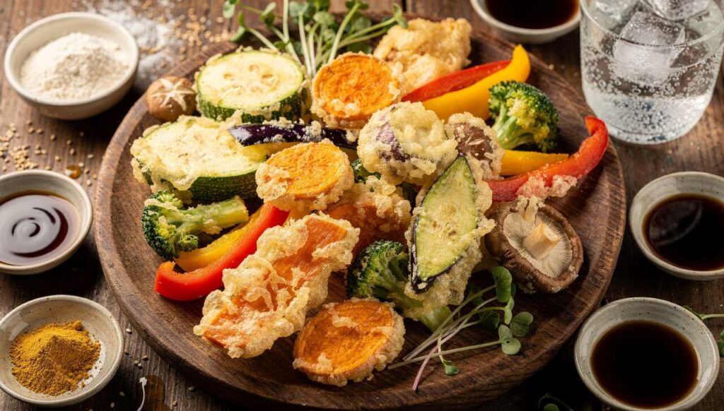 Gemüse-Tempura aus dem Airfryer: Leicht, knusprig und deutlich fettärmer als frittiert