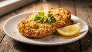 Kohlrabi-Schnitzel aus dem Airfryer: Knusprig paniert und fertig in 12 Minuten