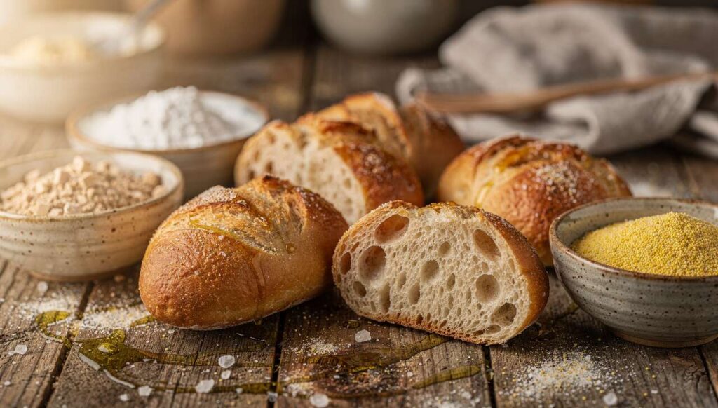 Ciabatta-Brötchen aus dem Airfryer: Außen kross, innen luftig – ohne Gehzeit